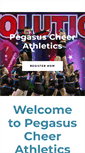 Mobile Screenshot of pegasuscheer.com